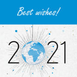 Illusration of the news: Happy new year and best wishes!